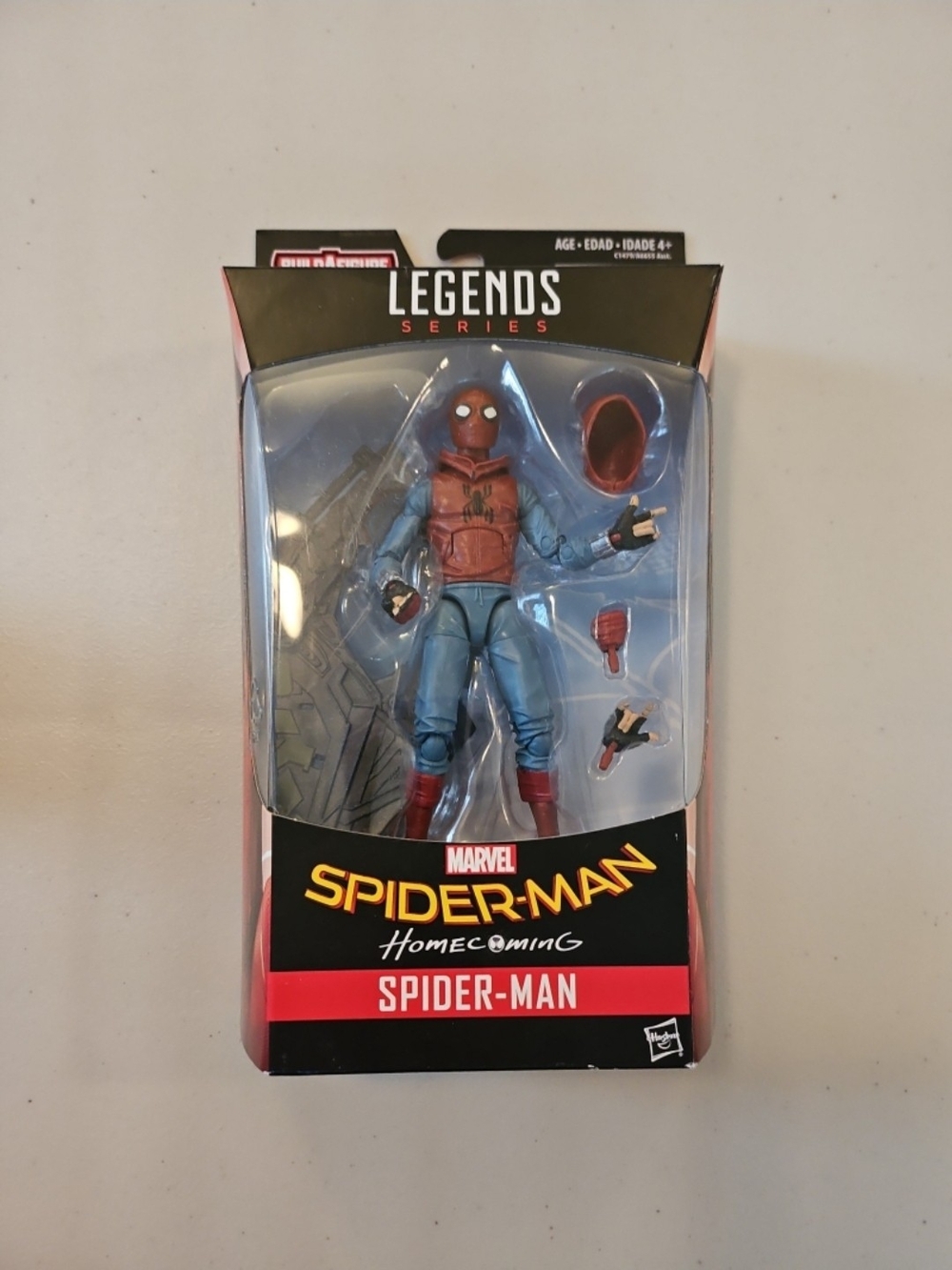 Marvel Legends Build A Figure Spider-Man Homecoming Action Figure